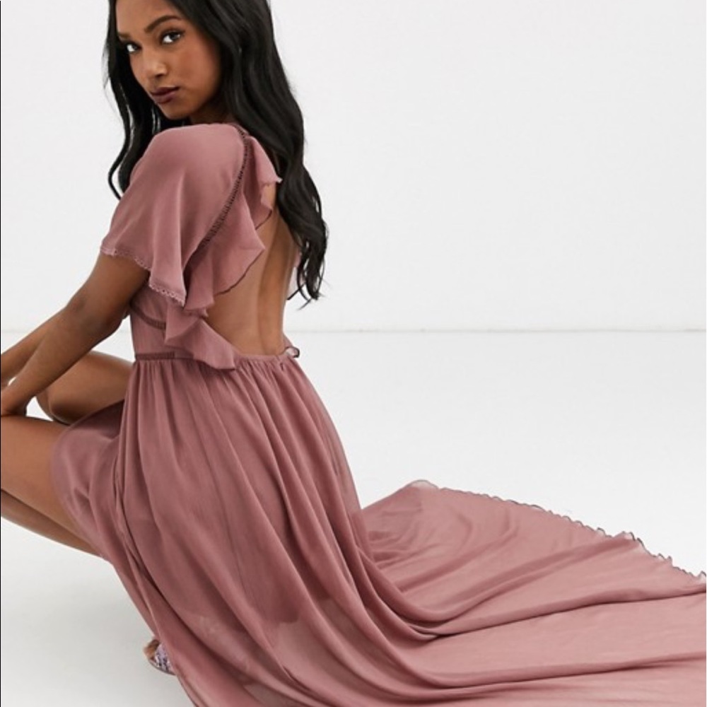 ❗️SOLD on another platform❗️ NWT plum maxi dress